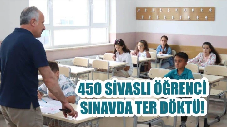 450 Sivaslı Öğrenci Sınavda Ter Döktü!