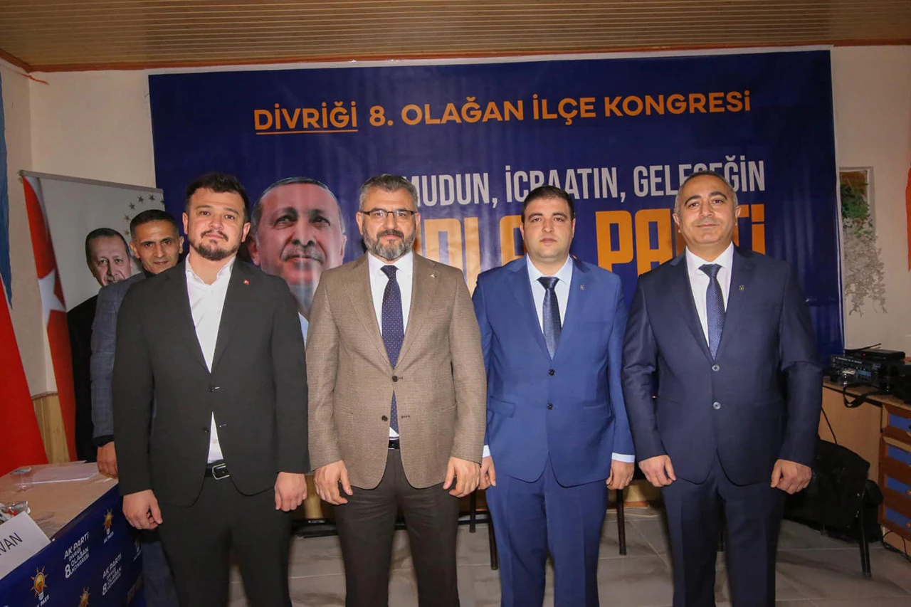 AK Parti Divriği İlçe Başkanlığına Sabri Gürel Seçildi