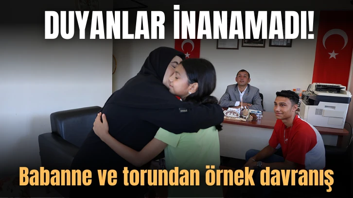 Babanne Ve Torundan Örnek Davranış