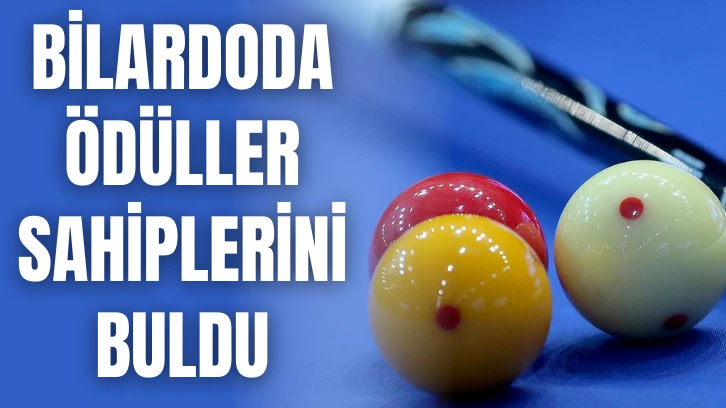 Bilardoda Ödüller Sahiplerini Buldu