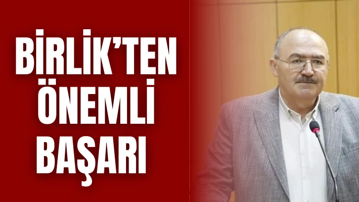 Birlik’ten  Önemli Başarı 