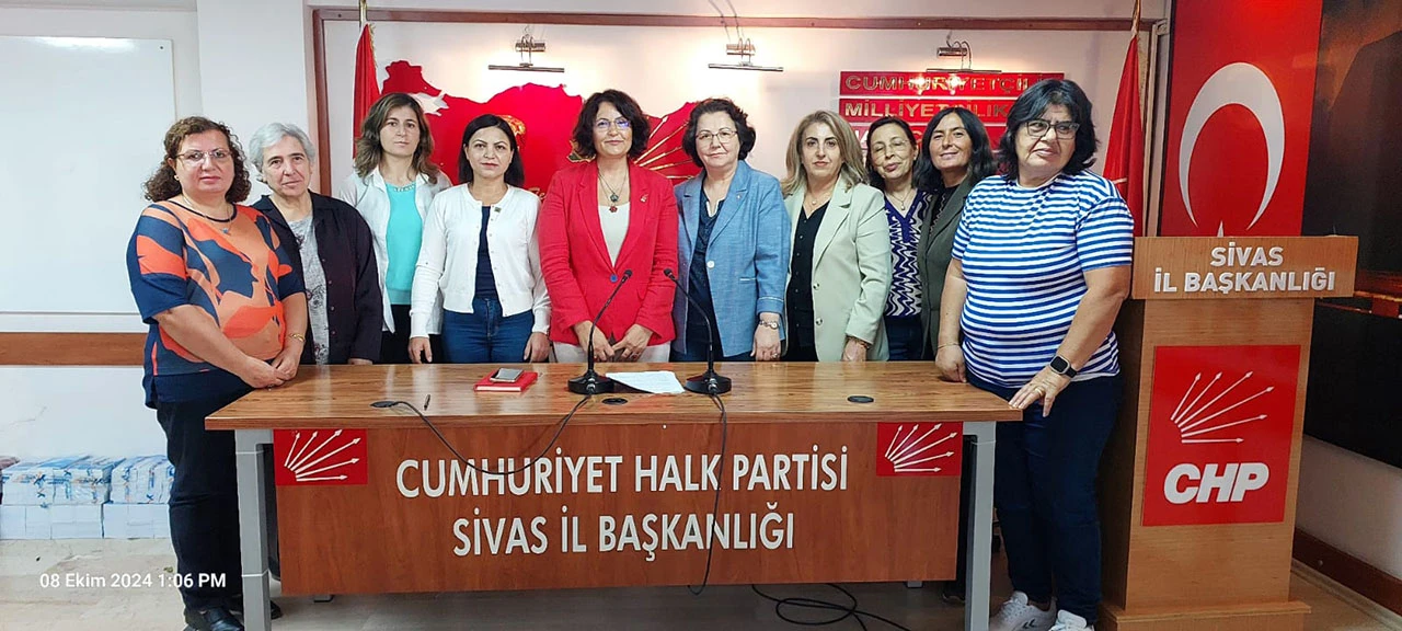 CHP Sivas Kadın Kolları Ses Yükseltti: Sokaklarda Huzur İstiyoruz