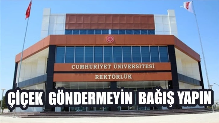 Çiçek Göndermeyin Bağış Yapın