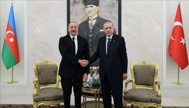 Cumhurbaşkanı Erdoğan, Aliyev'i Havalimanında Karşıladı