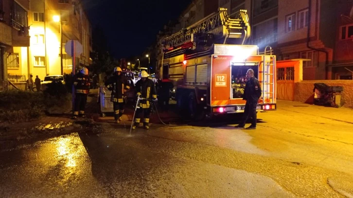 Gürültüyle Yanmaya Başladı, Ekipler Alarma Geçti