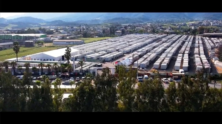 Hatay'da Görev Yapacak Öğretmenler İçin Konteyner Kuruldu 