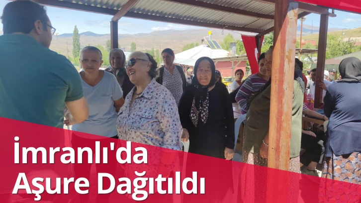 İmranlı'da Aşure Dağıtıldı 