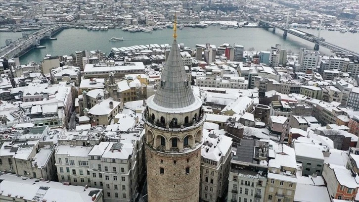 İstanbul'a Kar Gözüktü 