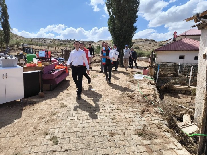 Kaymakam Zafer, Selden Etkilenen Köyde İnceleme Yaptı 