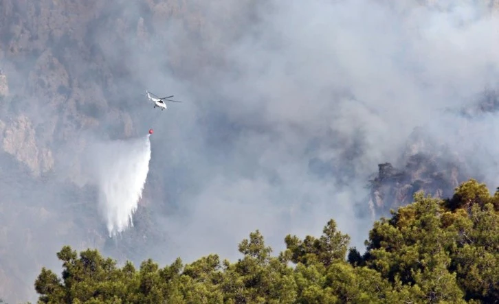 Kemer'deki Orman Yangınında 3. Gün 