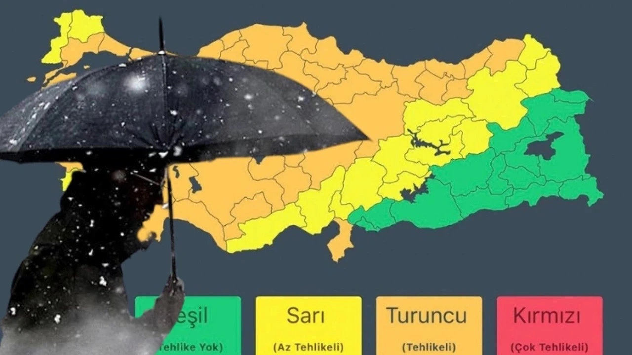 Meteorolojiden 'Sarı' kodlu uyarı