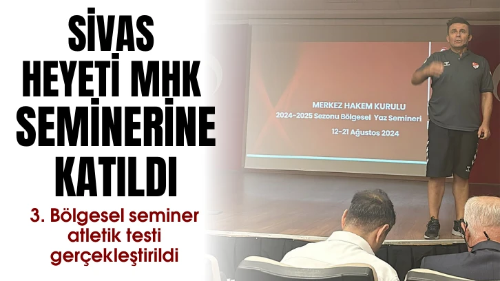 MHK Seminerine Katıldılar