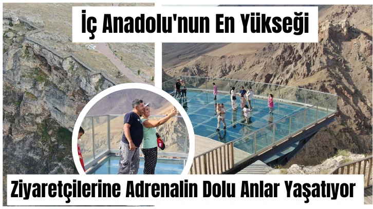 İç Anadolu'nun En Yükseği, Ziyaretçilerine Adrenalin Dolu Anlar Yaşatıyor   