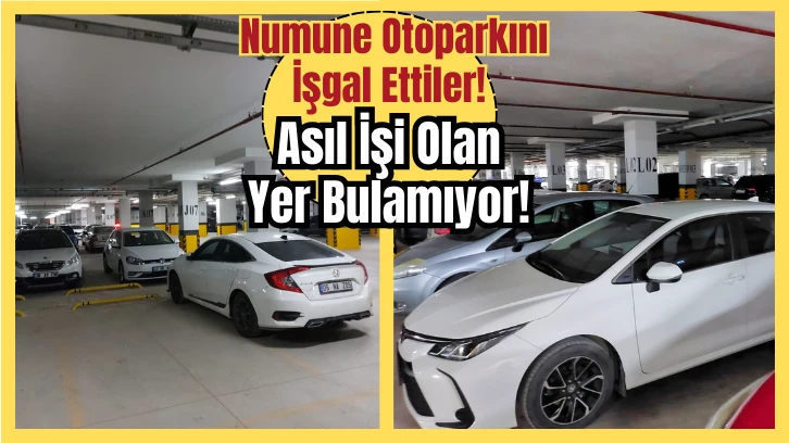 Numune Otoparkını İşgal Ettiler! Asıl İşi Olan Yer Bulamıyor!