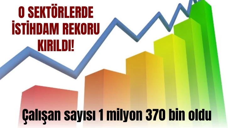 O Sektörlerde İstihdam Rekoru Kırıldı