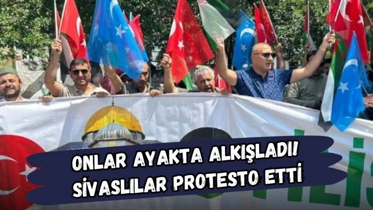 Onlar Ayakta Alkışladı! Sivaslılar Protesto Etti