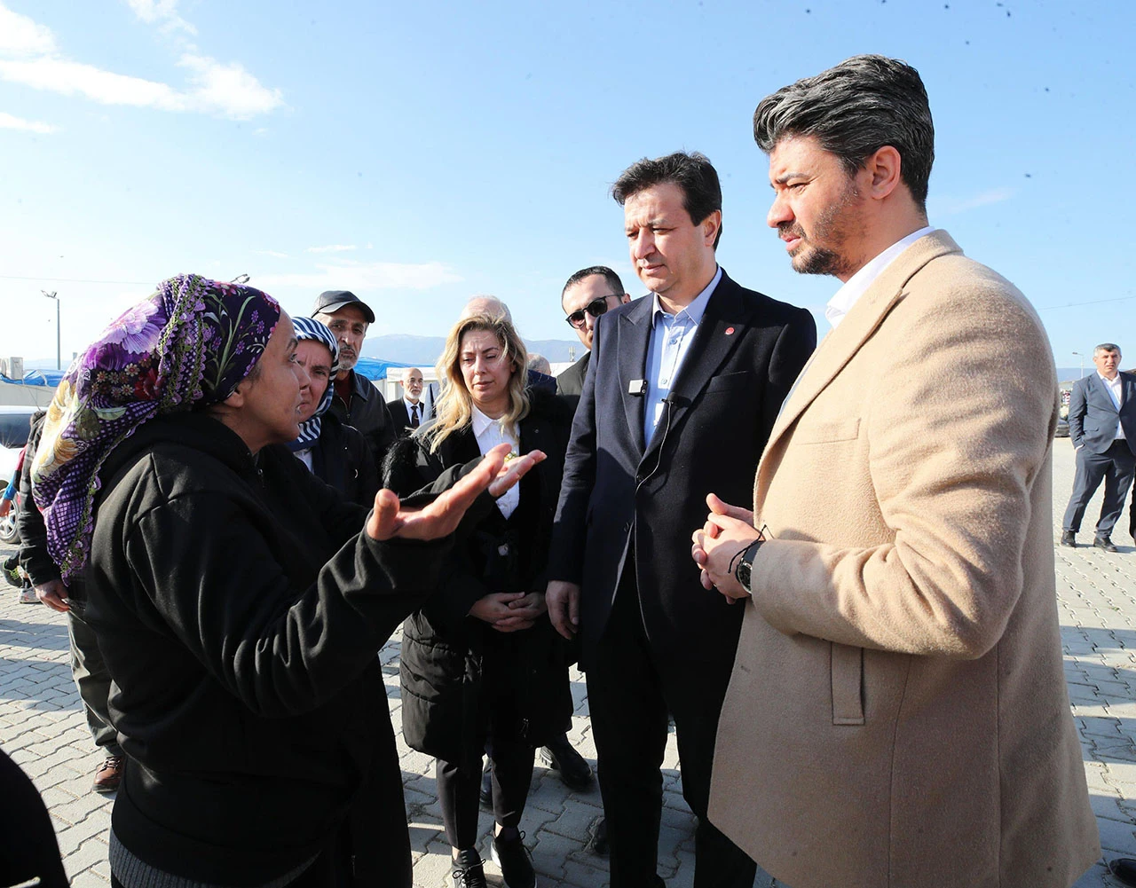 Saadet Partisi Genel Başkanı Mahmut Arıkan Deprem Bölgesinde