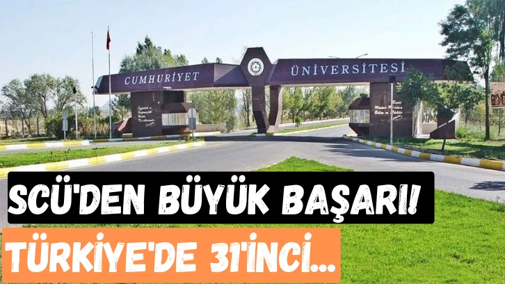 SCÜ'den Büyük Başarı! Türkiye'de 31'inci...