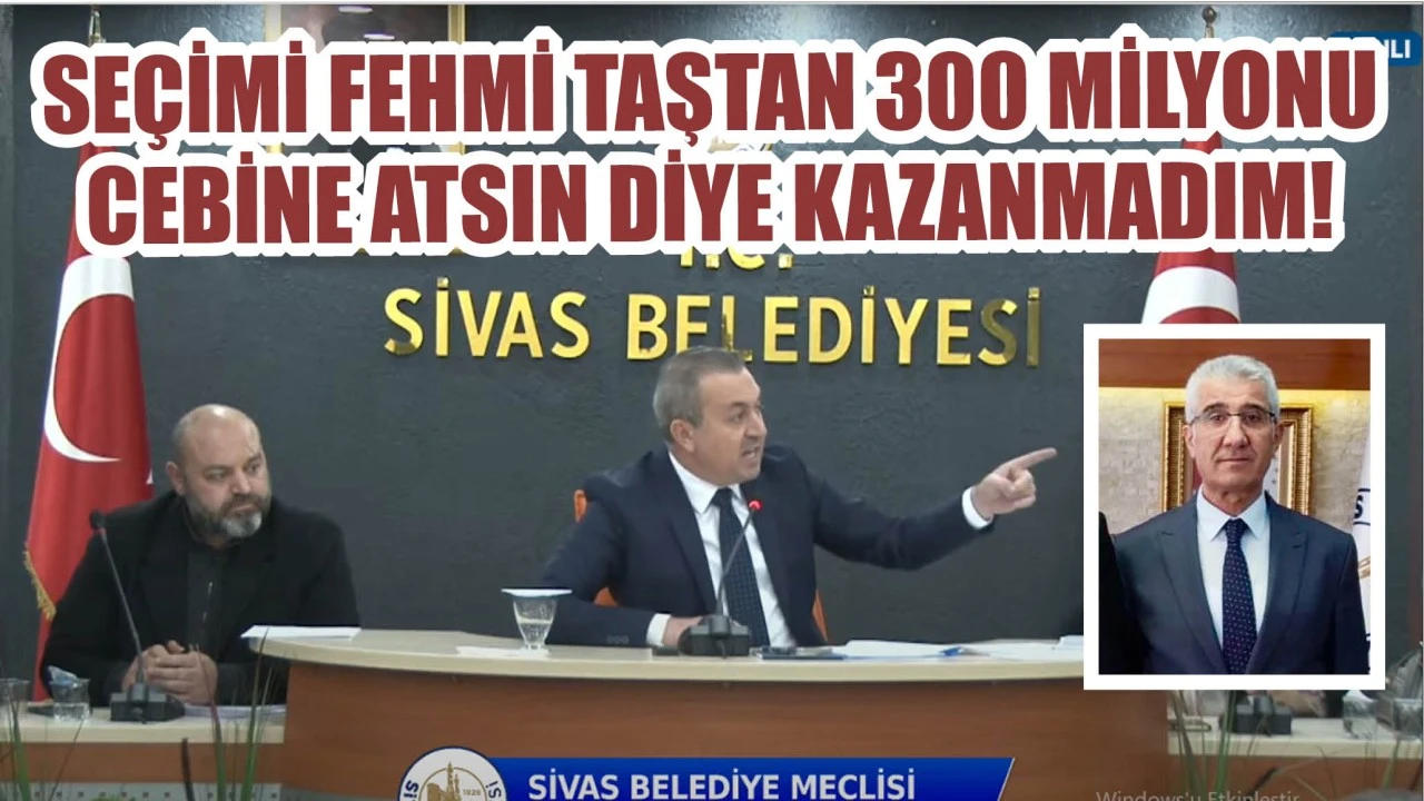 Seçimi Fehmi Taştan 300 Milyonu Cebine Atsın Diye Kazanmadım!