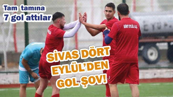 Sivas Dört Eylül'den Gol Şov