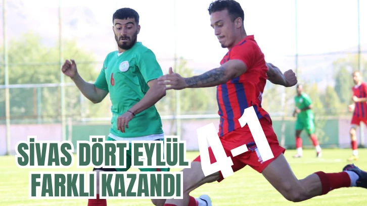 Sivas Dört Eylül Farklı Kazandı: 4-1