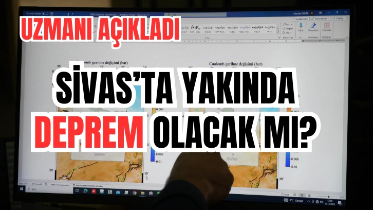 Sivas'ın Deprem Stres Haritası Çıkarıldı: Faydaki Gerilim Arttı!