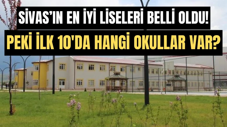 Sivas'ın En İyi 10 Lisesi Hangileri?