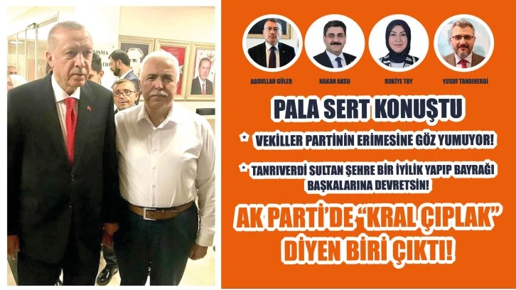 Sivas'ta AK Parti'de "Kral Çıplak" Diyen Biri Çıktı! 