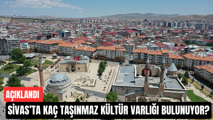 Sivas’ta Kaç Taşınmaz Kültür Varlığı Bulunuyor? Açıklandı 