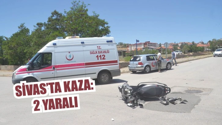Sivas'ta Kaza: 2 Yaralı