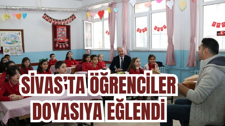 Sivas'ta Öğrenciler  Doyasıya Eğlendi 