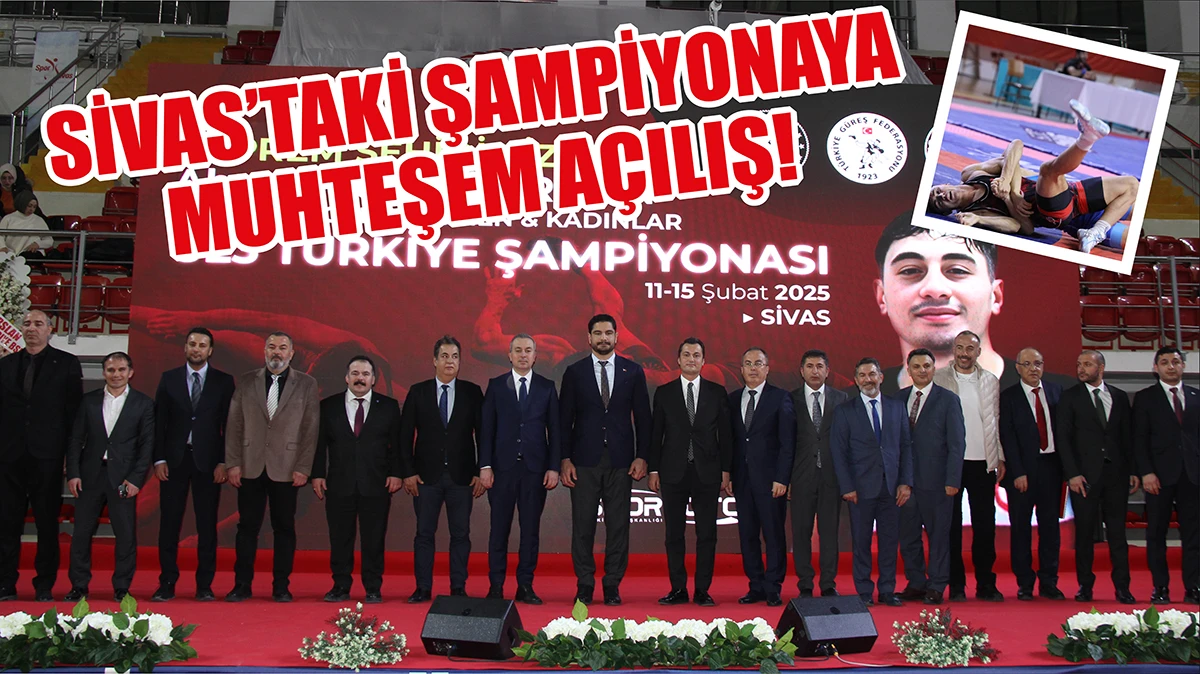 Sivas’taki Şampiyonaya Muhteşem Açılış!