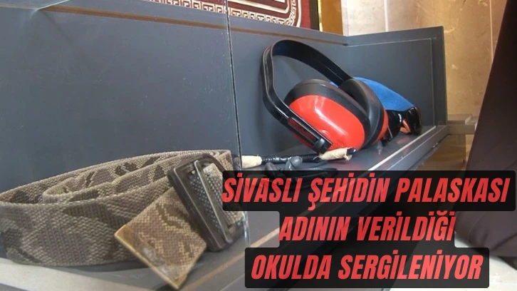 Sivaslı Şehidin Palaskası Adının Verildiği Okulda Sergileniyor 