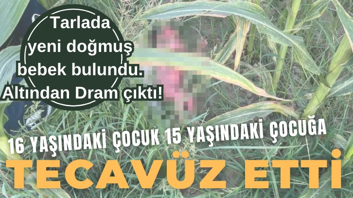 Skandal Olay! 16 Yaşındaki Çocuk 15 Yaşındaki Çocuğa Tecavüz Etti!