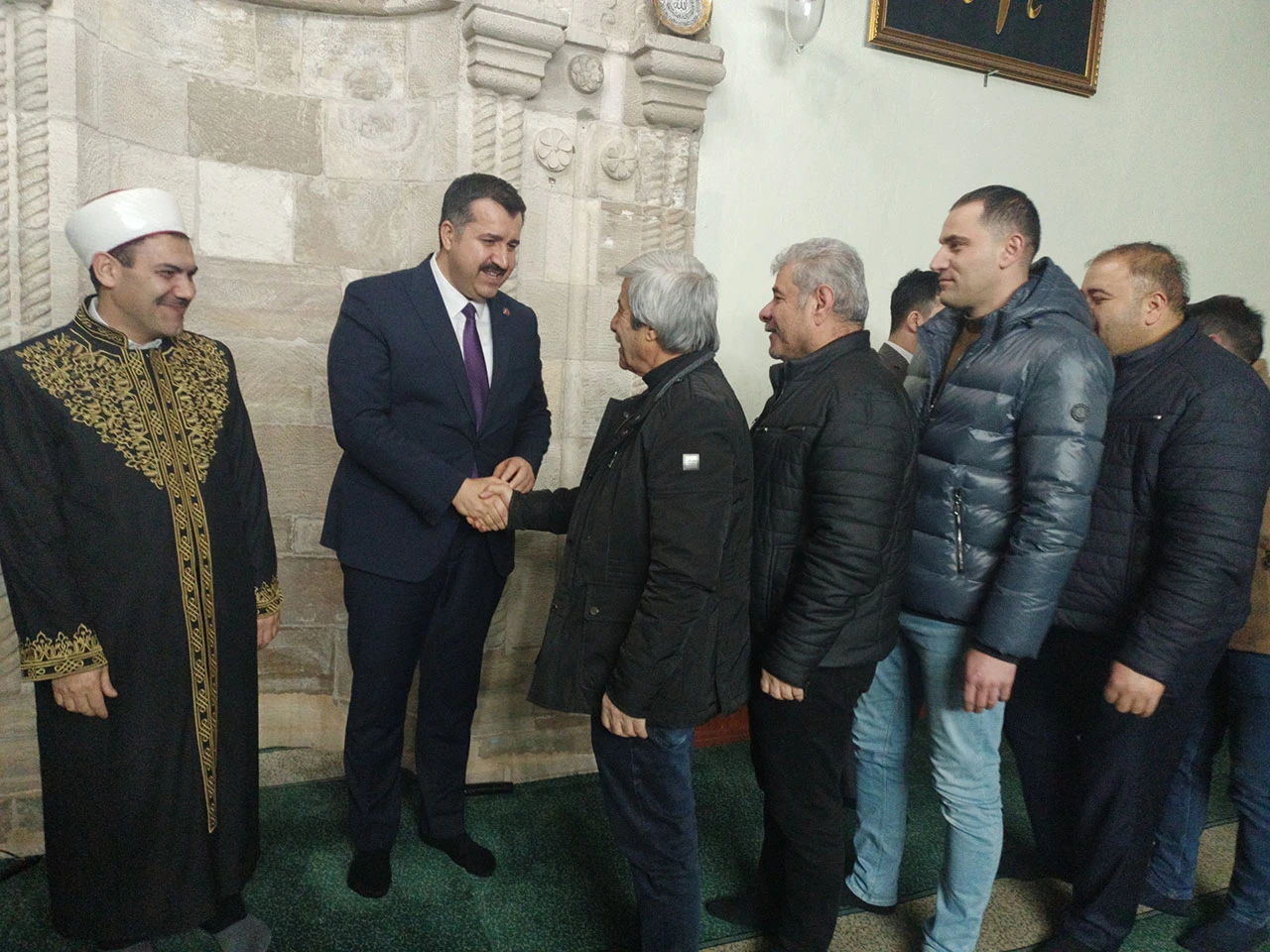 Suşehri'nde umre kafilesi dualarla uğurlandı