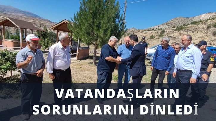 Vatandaşların Sorunlarını Dinledi 