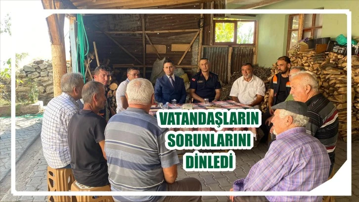 Vatandaşların Sorunlarını Dinledi