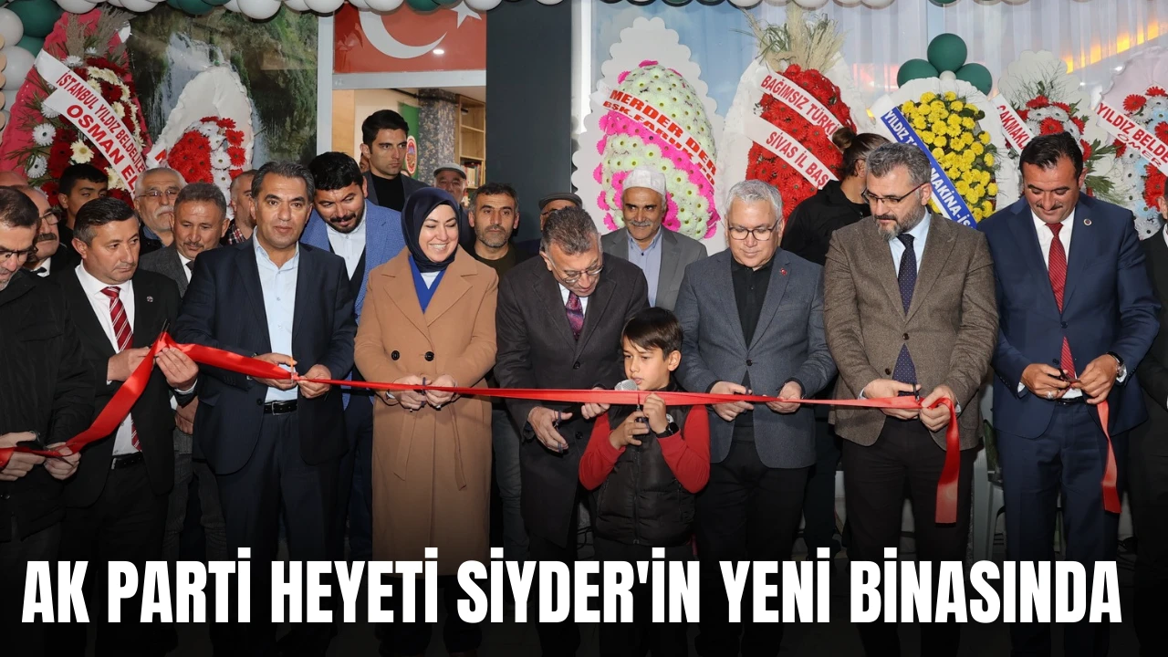 AK Parti Heyeti SİYDER'in Yeni Binasında