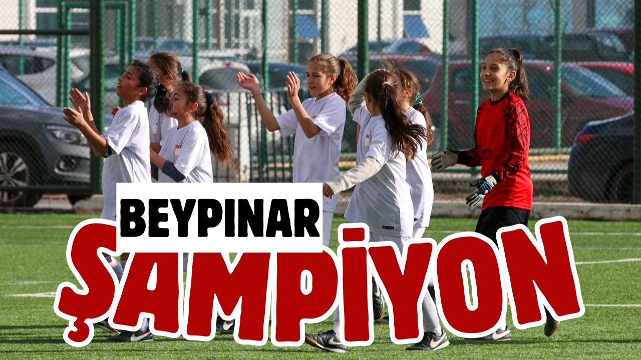 Sivas'ta Kızlar Futbolda Beypınar Şampiyon!