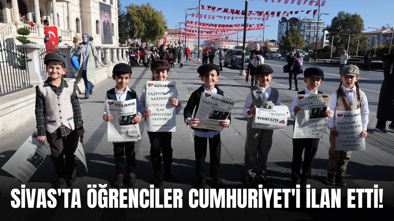 Sivas'ta Öğrenciler Cumhuriyet'i İlan Etti!