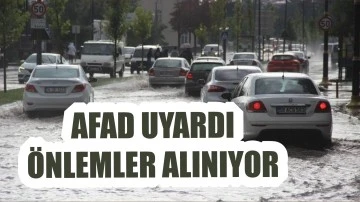 AFAD Uyardı! Önlemler Alınıyor