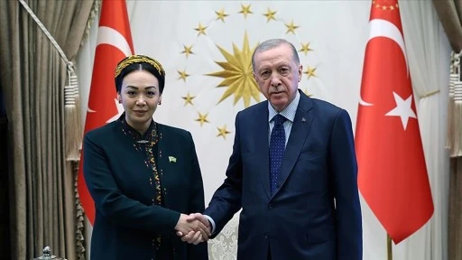 Cumhurbaşkanı Erdoğan, Türkmenistan Meclis Başkanı Gulmanova'yı kabul etti