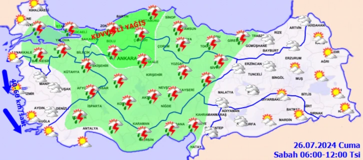 Dikkat! Meteorolojiden Sarı Kodlu Uyarı!