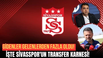 Gidenler Gelenlerden Fazla Oldu! İşte Sivasspor'un Transfer Karnesi!