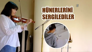 Hünerlerini Sergilediler 