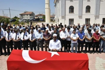 Kıbrıs gazisi askeri törenle son yolculuğuna uğurlandı