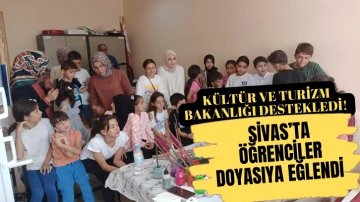 Kültür ve Turizm Bakanlığı Destekledi! Sivas'ta Öğrenciler Doyasıya Eğlendi 