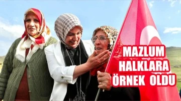 Mazlum Halklara Örnek Oldu 