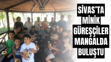 Minik Güreşçiler Mangalda Buluştu