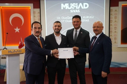 MÜSİAD Sivas Başkanı Uğur Görgen Güven Tazeledi